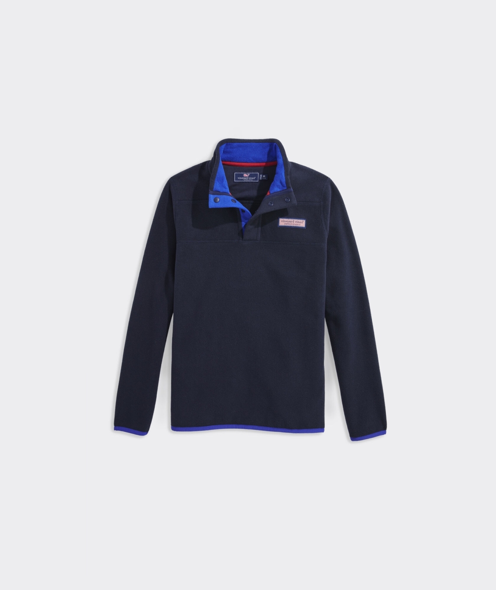 Suéteres Vineyard Vines Harbor Fleece Shep Shirt Niños Azul Marino | XWK-095317