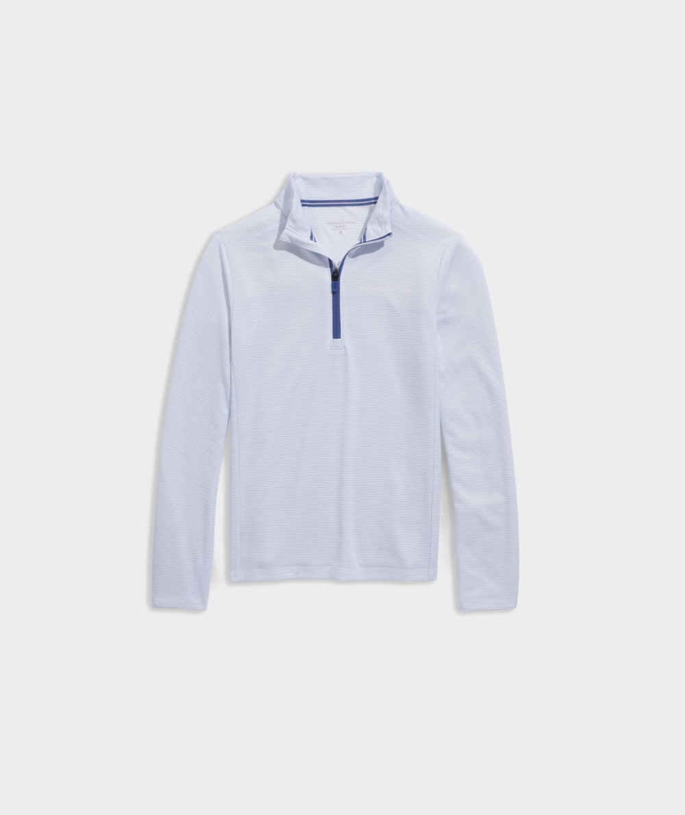 Suéteres Vineyard Vines Sankaty Quarter-Zip Niños Blancos | TMR-148573