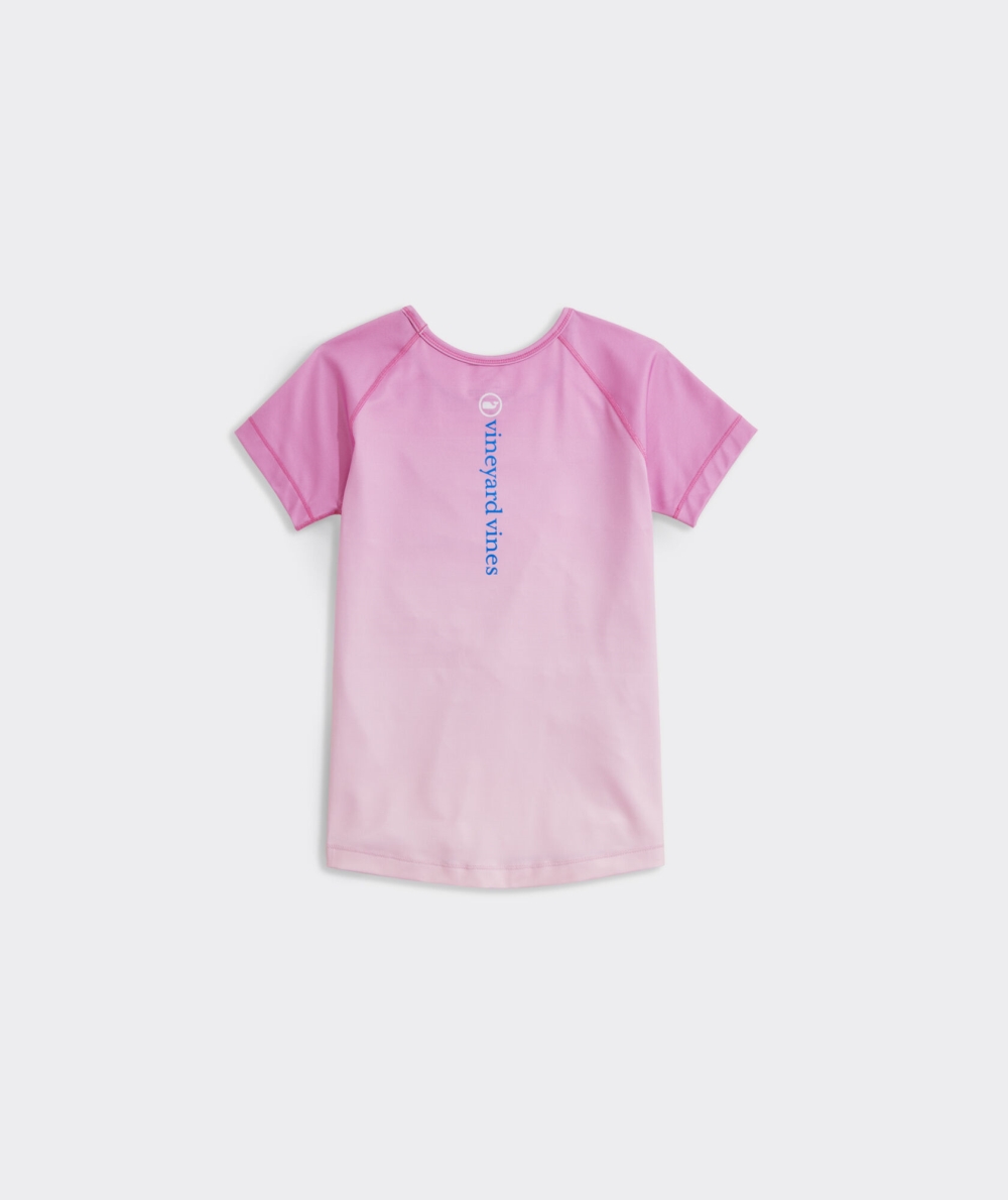 Tees Vineyard Vines Ombré Performance Tee Niños Rosas | TNG-834791