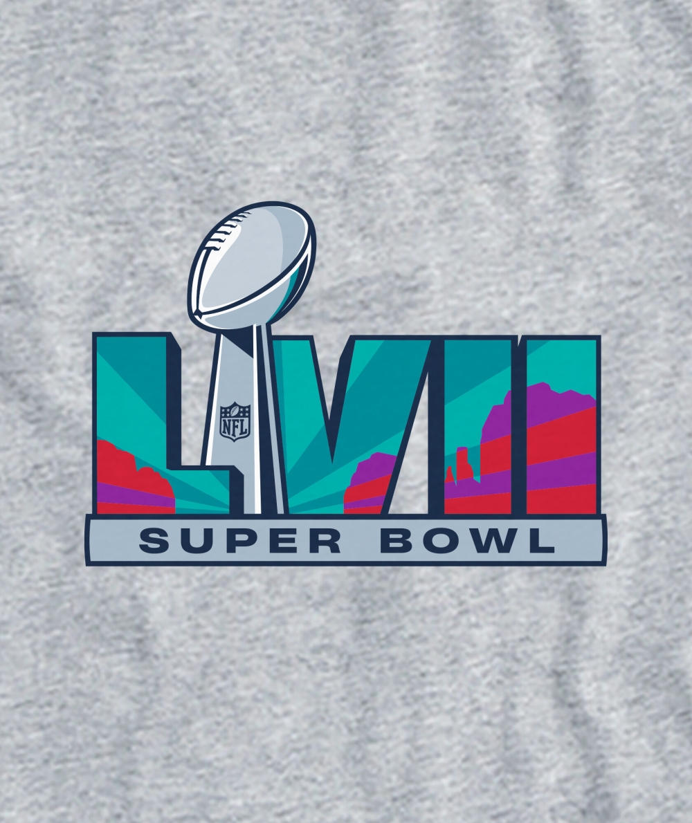 Tees Vineyard Vines Super Bowl LVII Long-Sleeve Pocket Tee Niños Grises | IEK-376021