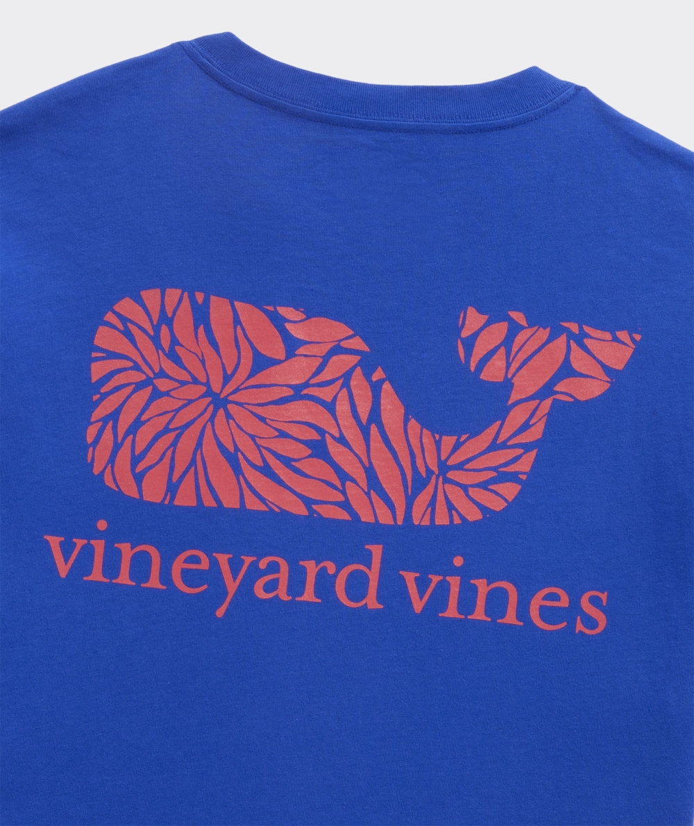 Tops Vineyard Vines In Full Bloom Whale Corta-Sleeve Pocket Tee Hombre Azules | CZQ-693584