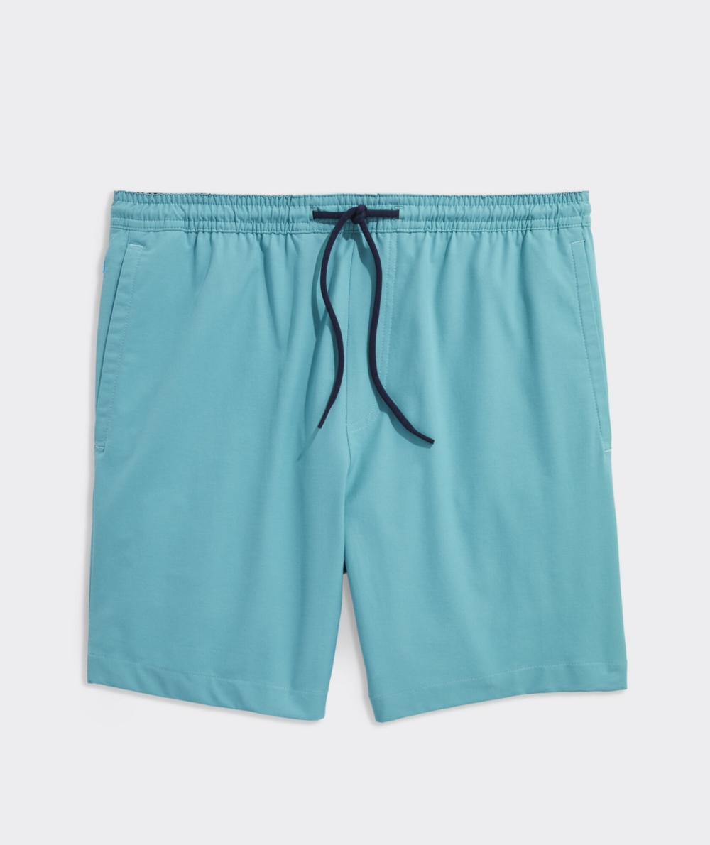 Trajes De Baño Vineyard Vines 7 Inch Forro Híbrido Shorts Hombre Turquesa Claro | WEO-924807