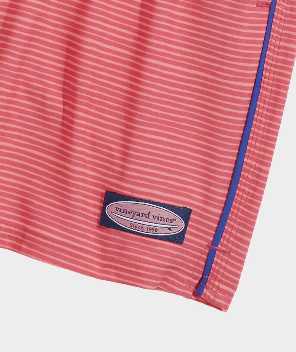 Trajes De Baño Vineyard Vines 7 Inch Printed Chappy Trunks Hombre Rojos | GCS-976182