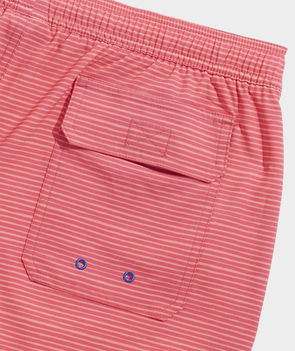 Trajes De Baño Vineyard Vines 7 Inch Printed Chappy Trunks Hombre Rojos | GCS-976182