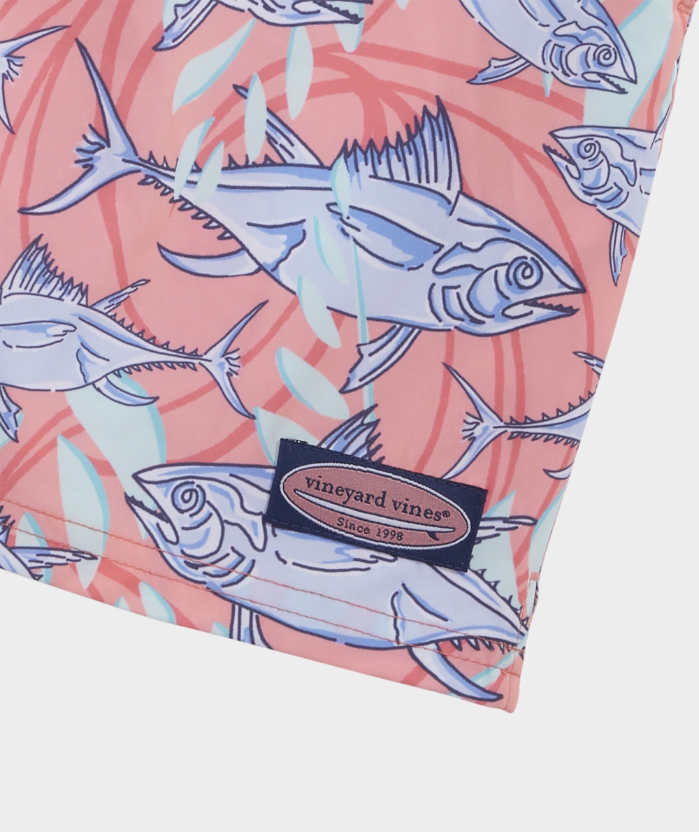 Trajes De Baño Vineyard Vines 7 Inch Printed Chappy Trunks Hombre Chappy Harbour Fish - Mai Tai | GKC-702395