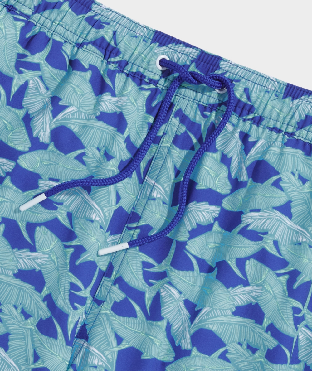 Trajes De Baño Vineyard Vines 7 Inch Printed Chappy Trunks Hombre Azules | IMO-056879