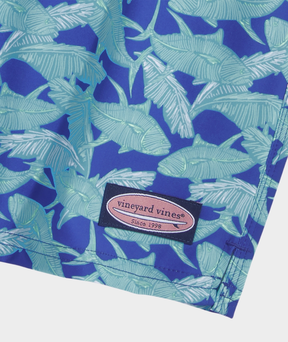 Trajes De Baño Vineyard Vines 7 Inch Printed Chappy Trunks Hombre Azules | IMO-056879