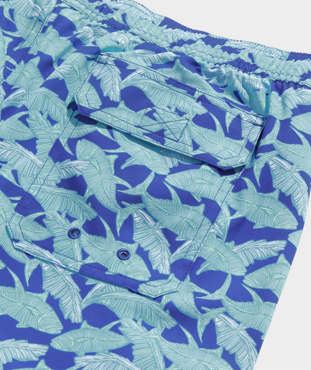 Trajes De Baño Vineyard Vines 7 Inch Printed Chappy Trunks Hombre Azules | IMO-056879