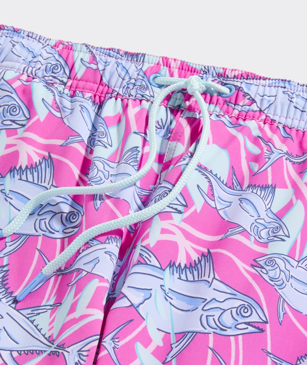 Trajes De Baño Vineyard Vines 7 Inch Printed Chappy Trunks Hombre Chappy Harbour Fish - Paradise Punch | JAV-034971