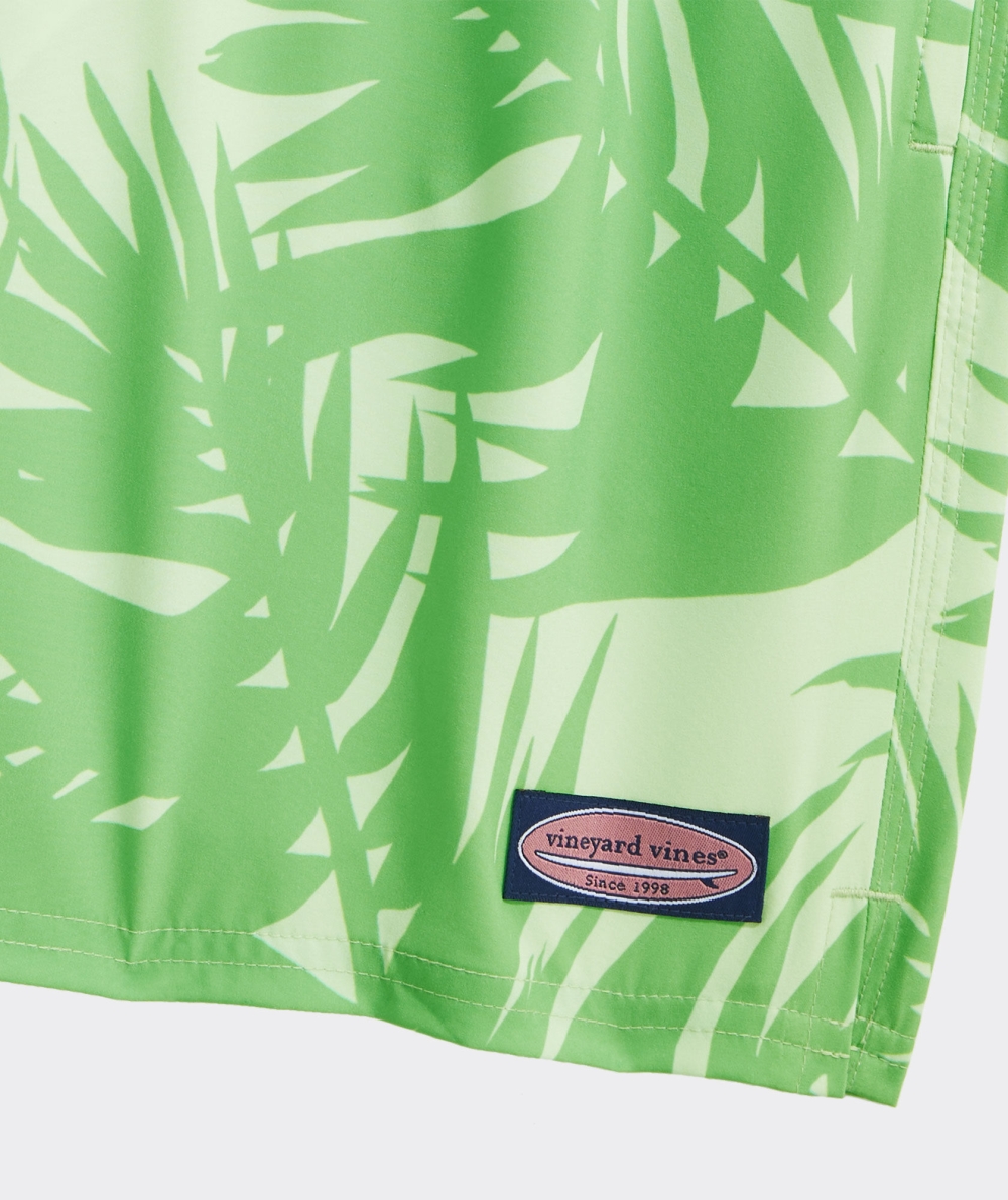 Trajes De Baño Vineyard Vines 7 Inch Printed Chappy Trunks Hombre Breezy Palm Chappy - Harbor Island | ZKL-024358