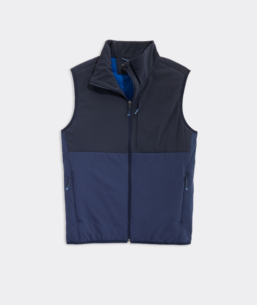 Vests Vineyard Vines Marine Air Vest Hombre Azul Marino | ZXS-430625