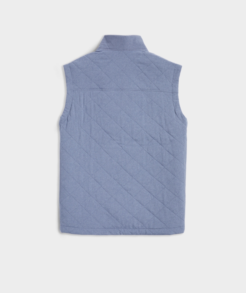 Vests Vineyard Vines Stretch Dorset Acolchado Vest Hombre Blancos | SDK-479325