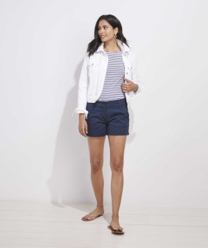 Bermudas Vineyard Vines 3 1/2 Inch Every Day Shorts Mujer Azules | NQJ-470981