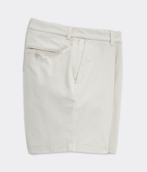 Bermudas Vineyard Vines 7 Inch On-The-Go Shorts Hombre Grises | FAV-347859