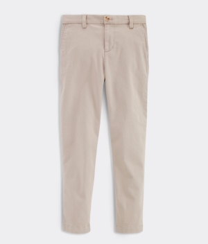 Pantalones Vineyard Vines Breaker Pants Niños Kaki | NPX-823746