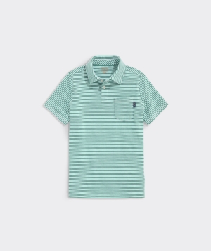 Polos Vineyard Vines Surfside Pique Polo Niños Blancos | GHK-713465