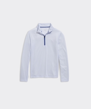 Suéteres Vineyard Vines Sankaty Quarter-Zip Niños Blancos | TMR-148573