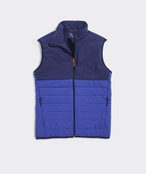 Vests Vineyard Vines Marine Air Vest Hombre Azul Marino | SXP-942801